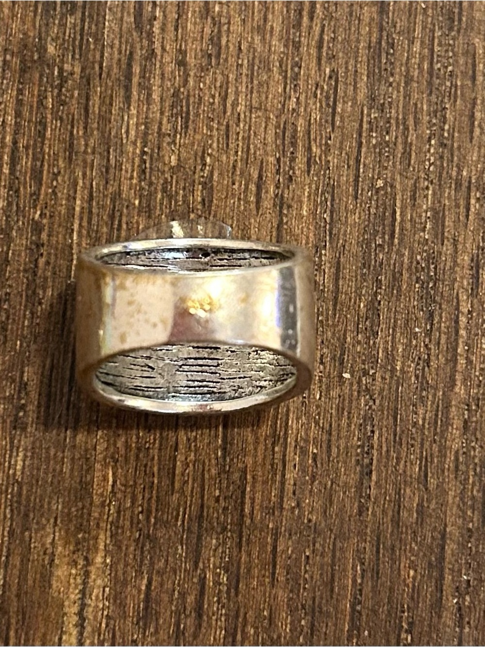 Antique Silver Floral Swirl Statement Ring - Women's Jewelry - Picture 2 of 3